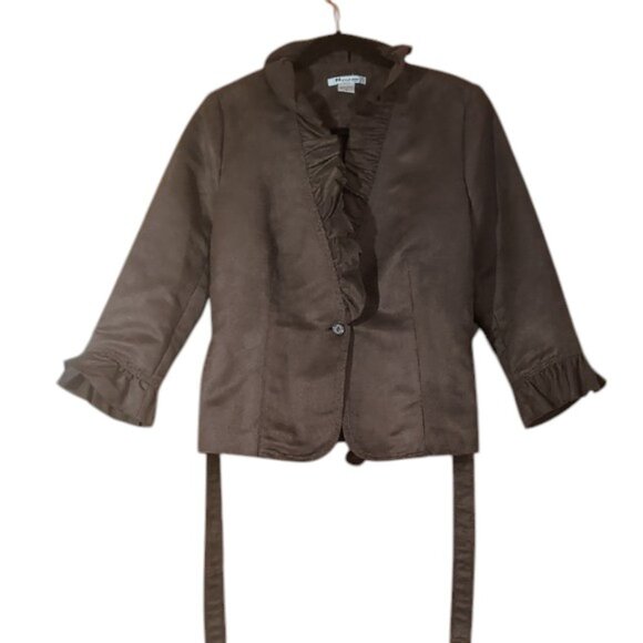 Nygard ruffled Jacket - Picture 3 of 7